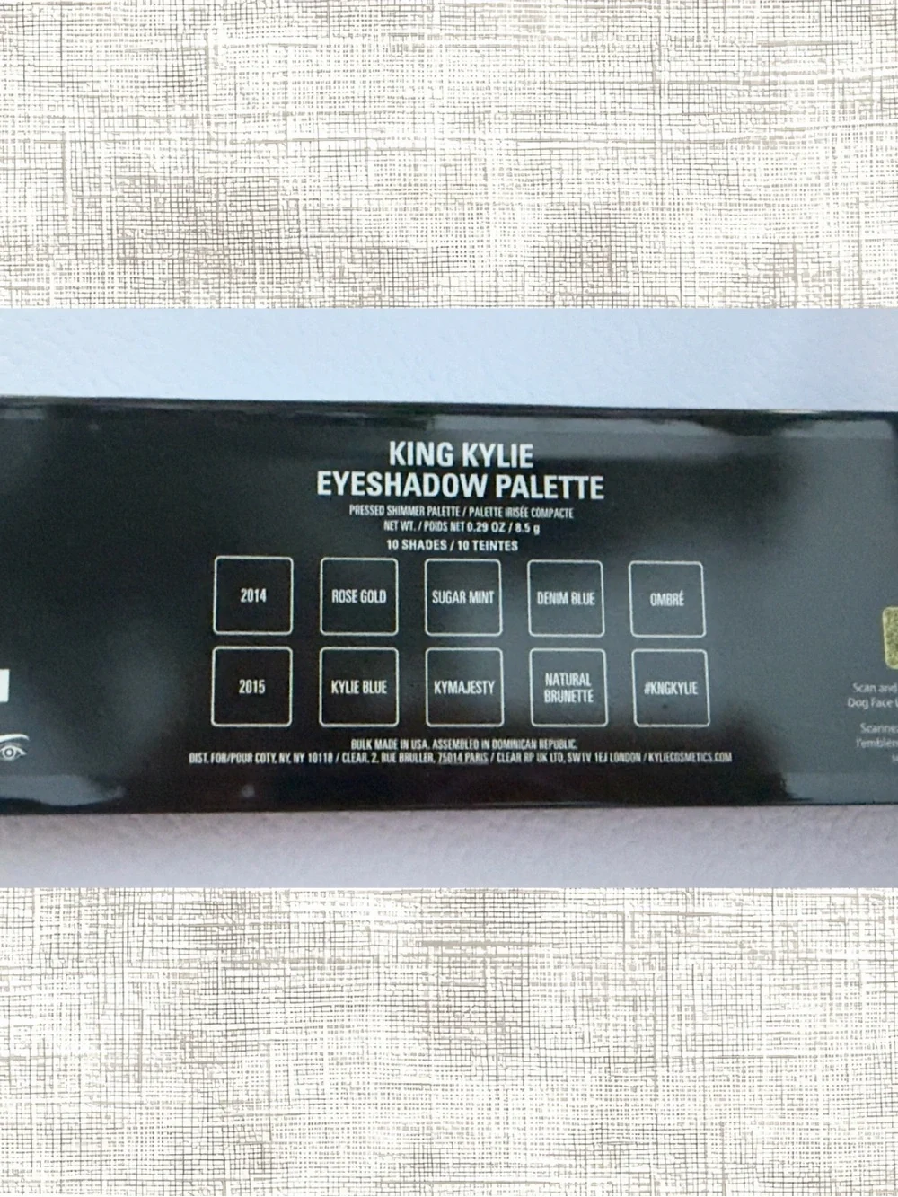 King Kylie Pressed Shimmer Eyeshadow Palette - Limited edition ♥️